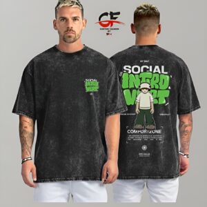 Premium Acid Wash Drop Shoulder TShirt
