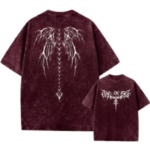 Premium Acid Wash Drop Shoulder TShirt